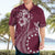 Kia Orana Cook Islands Hawaiian Shirt Tiare and Stars - Maroon