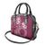 Kia Orana Cook Islands Shoulder Handbag Tiare and Stars - Maroon