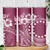 Kia Orana Cook Islands Skinny Tumbler Tiare & Stars - Maroon