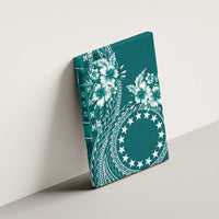 Kia Orana Cook Islands Canvas Wall Art Tiare and Stars - Teal LT7 - Polynesian Pride