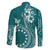 Kia Orana Cook Islands Family Matching Mermaid Dress and Hawaiian Shirt Tiare and Stars - Teal