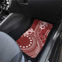 Kia Orana Cook Islands Car Mats Tiare and Stars - Scarlet LT7 - Polynesian Pride