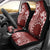 Kia Orana Cook Islands Car Seat Cover Tiare and Stars - Scarlet