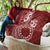 Kia Orana Cook Islands Quilt Tiare and Stars - Scarlet