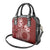 Kia Orana Cook Islands Shoulder Handbag Tiare and Stars - Scarlet