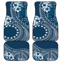 Kia Orana Cook Islands Car Mats Tiare and Stars - Navy Blue LT7 - Polynesian Pride