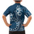 Kia Orana Cook Islands Family Matching Mermaid Dress and Hawaiian Shirt Tiare and Stars - Navy Blue