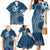 Kia Orana Cook Islands Family Matching Mermaid Dress and Hawaiian Shirt Tiare and Stars - Navy Blue