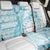 Kia Orana Cook Islands Back Car Seat Cover Tiare and Stars - Turquoise