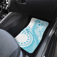 Kia Orana Cook Islands Car Mats Tiare and Stars - Turquoise LT7 - Polynesian Pride