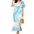 Kia Orana Cook Islands Family Matching Mermaid Dress and Hawaiian Shirt Tiare and Stars - Turquoise