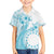 Kia Orana Cook Islands Family Matching Summer Maxi Dress and Hawaiian Shirt Tiare and Stars - Turquoise