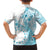 Kia Orana Cook Islands Hawaiian Shirt Tiare and Stars - Turquoise