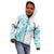 Kia Orana Cook Islands Kid Hoodie Tiare and Stars - Turquoise