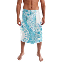 Kia Orana Cook Islands Lavalava Tiare and Stars - Turquoise LT7 Turquoise - Polynesian Pride