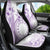 Kia Orana Cook Islands Car Seat Cover Tiare and Stars - Lavender