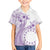 Kia Orana Cook Islands Kid Hawaiian Shirt Tiare and Stars - Lavender