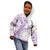 Kia Orana Cook Islands Kid Hoodie Tiare and Stars - Lavender