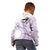 Kia Orana Cook Islands Kid Hoodie Tiare and Stars - Lavender