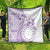 Kia Orana Cook Islands Quilt Tiare and Stars - Lavender