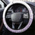 Kia Orana Cook Islands Steering Wheel Cover Tiare and Stars - Lavender