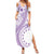 Kia Orana Cook Islands Summer Maxi Dress Tiare and Stars - Lavender