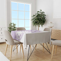 Kia Orana Cook Islands Tablecloth Tiare and Stars - Lavender LT7 - Polynesian Pride