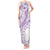 Kia Orana Cook Islands Tank Maxi Dress Tiare and Stars - Lavender