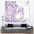 Kia Orana Cook Islands Tapestry Tiare and Stars - Lavender