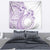 Kia Orana Cook Islands Tapestry Tiare and Stars - Lavender