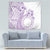 Kia Orana Cook Islands Tapestry Tiare and Stars - Lavender