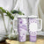 Kia Orana Cook Islands Tumbler With Handle Tiare & Stars - Lavender