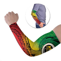Vanuatu 45th Independence Anniversary Arm Sleeves Ni-Van Sandroing LT7 Set of 2 Colorful - Polynesian Pride