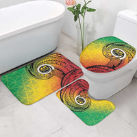 Vanuatu 45th Independence Anniversary Bathroom Set Ni-Van Sandroing - Polynesian Pride