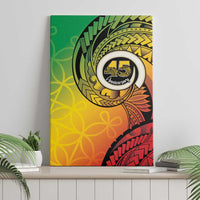 Vanuatu 45th Independence Anniversary Canvas Wall Art Ni-Van Sandroing LT7 - Polynesian Pride