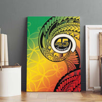 Vanuatu 45th Independence Anniversary Canvas Wall Art Ni-Van Sandroing LT7 - Polynesian Pride