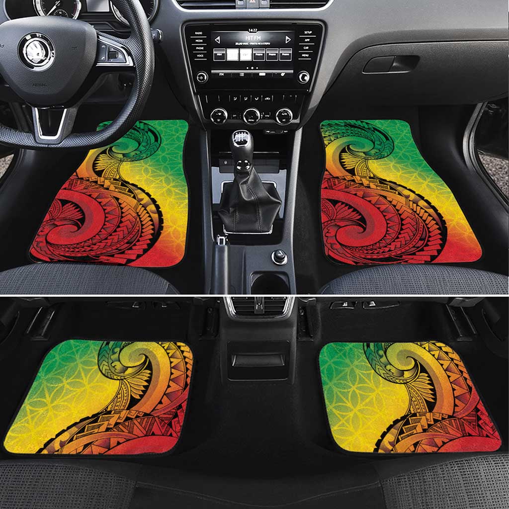 Vanuatu 45th Independence Anniversary Car Mats Ni-Van Sandroing LT7 Set 4pcs Colorful - Polynesian Pride