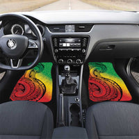 Vanuatu 45th Independence Anniversary Car Mats Ni-Van Sandroing LT7 Set 2pcs - Front Colorful - Polynesian Pride
