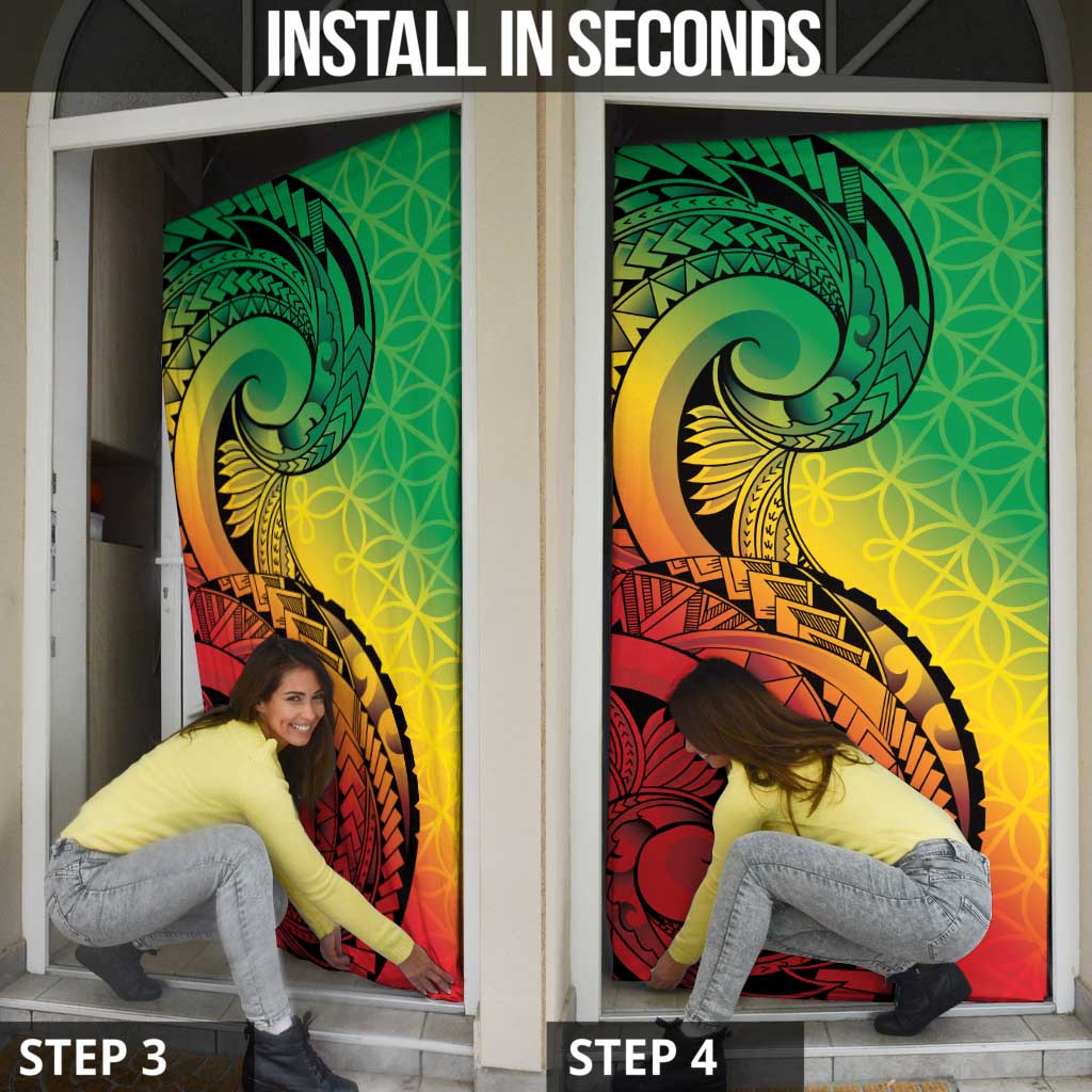 Vanuatu 45th Independence Anniversary Door Cover Ni-Van Sandroing - Polynesian Pride