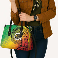 Vanuatu 45th Independence Anniversary Leather Bag Ni-Van Sandroing - Polynesian Pride