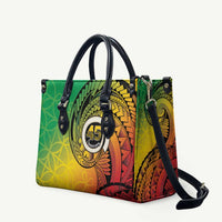 Vanuatu 45th Independence Anniversary Leather Bag Ni-Van Sandroing - Polynesian Pride