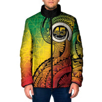 Vanuatu 45th Independence Anniversary Padded Jacket Ni-Van Sandroing LT7 Men Colorful - Polynesian Pride