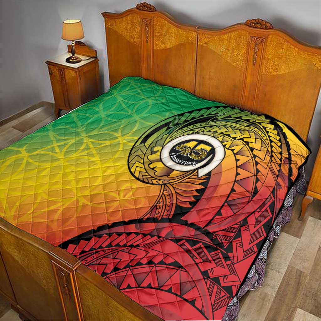 Vanuatu 45th Independence Anniversary Quilt Ni-Van Sandroing - Polynesian Pride