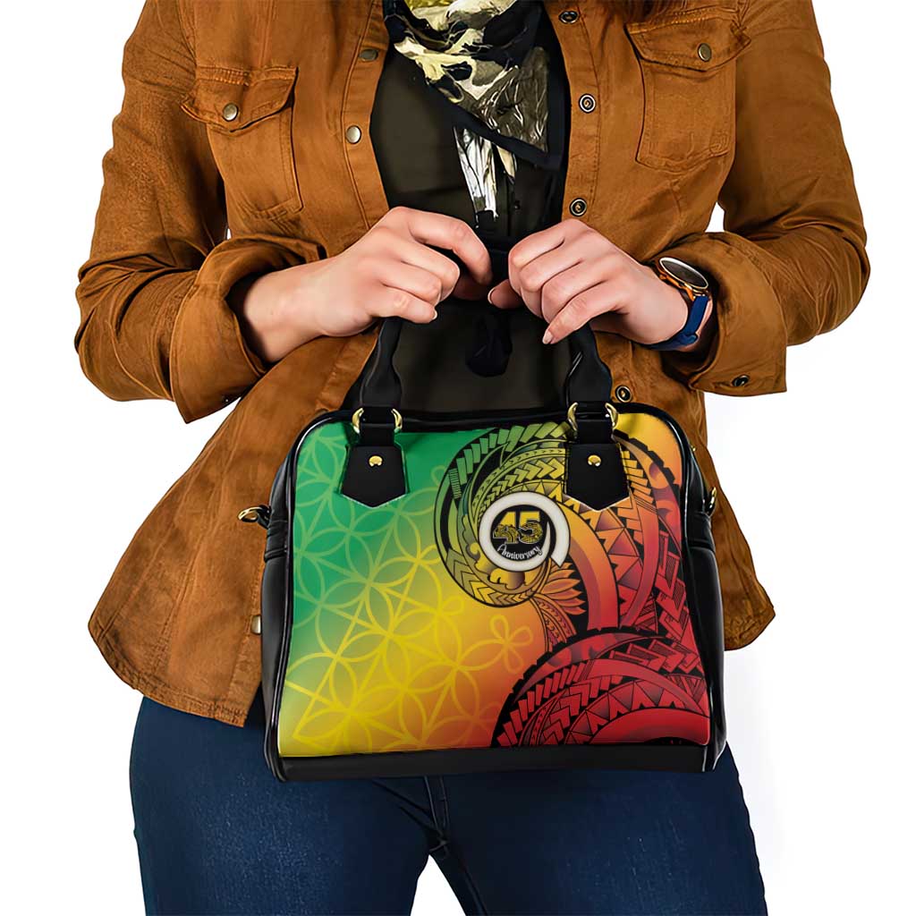Vanuatu 45th Independence Anniversary Shoulder Handbag Ni-Van Sandroing - Polynesian Pride