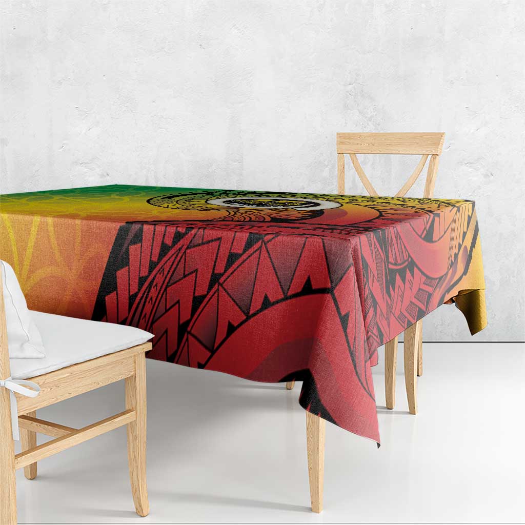 Vanuatu 45th Independence Anniversary Tablecloth Ni-Van Sandroing LT7 - Polynesian Pride