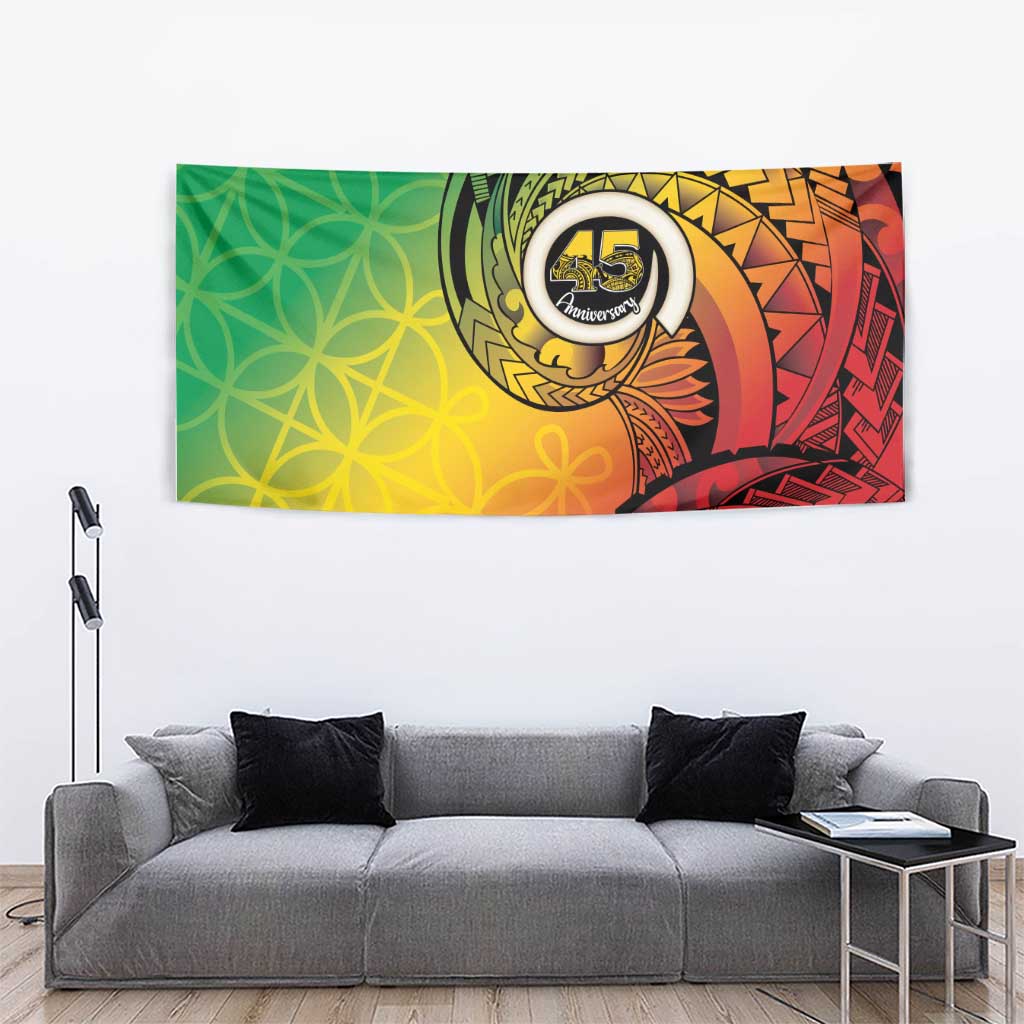 Vanuatu 45th Independence Anniversary Tapestry Ni-Van Sandroing - Polynesian Pride