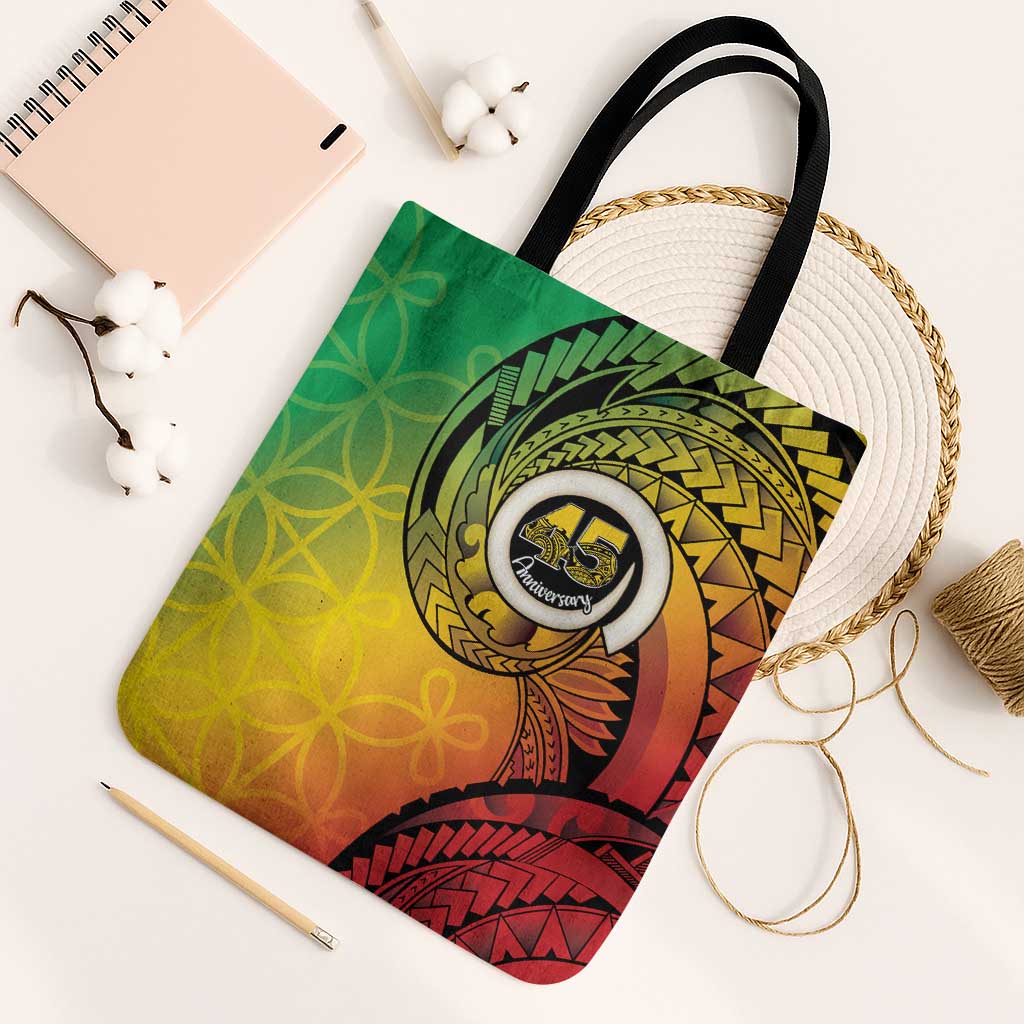 Vanuatu 45th Independence Anniversary Tote Bag Ni-Van Sandroing - Polynesian Pride