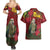 Kakapo Bird New Zealand Couples Matching Summer Maxi Dress and Hawaiian Shirt Floral Christmas