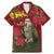 Kakapo Bird New Zealand Family Matching Mermaid Dress and Hawaiian Shirt Floral Christmas