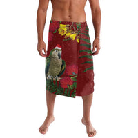 Kakapo Bird New Zealand Lavalava Floral Christmas LT7 Red - Polynesian Pride
